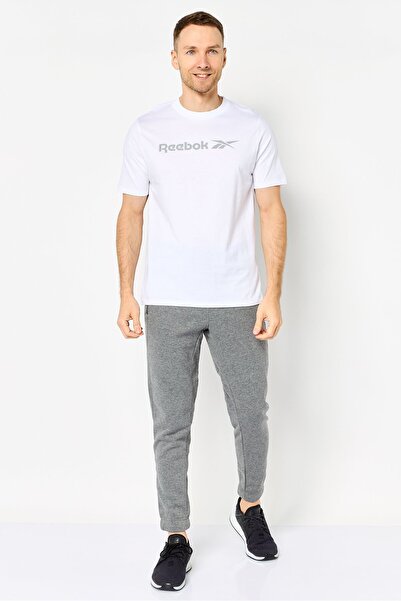 Reebok Men Sportswear Fit Short Sleeve Outdoor T-Shirt, White