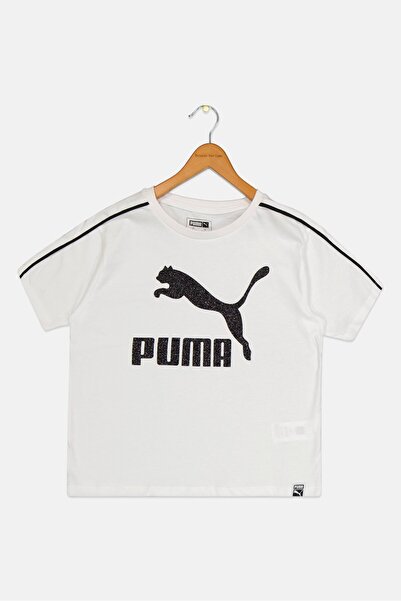 Puma Kids Girl Short Sleeve Outdoor Top, White