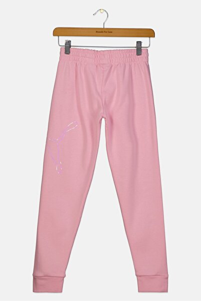 Puma Kids Girl Drawstring Outdoor Sweatpants, Pink