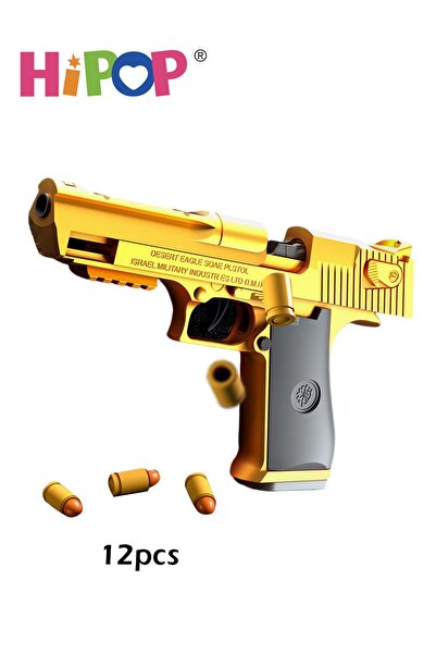 HIPOP مسدس لعبة للأطفال من ديزرت إيجل، مسدس رصاص ناعم يقذف القذائف، مع تحميل ...