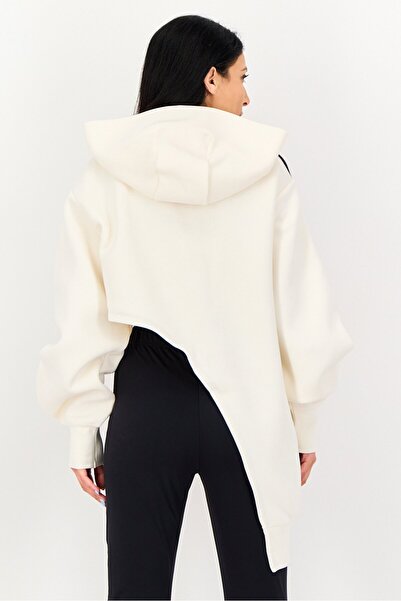 Nike Women Oversized Fit Long Sleeve Hoodies, White