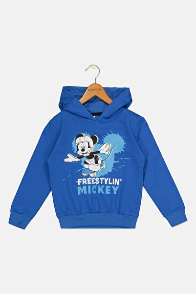 Disney Toddlers Boy Mickey And Friends Long Sleeve Hoodie, Blue