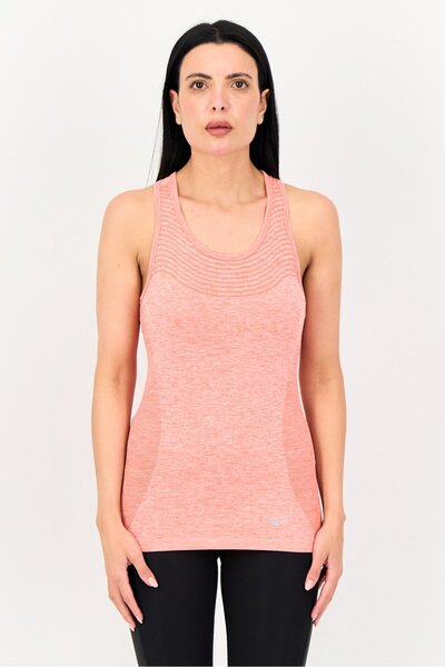Nike Women Dri Fit Sleeveless Running Tank Top, Dark Peach