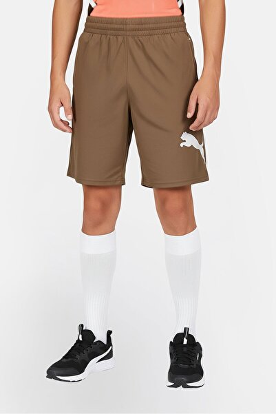 Puma Kids Boy Sportwear Fit Training Shorts, Taupe