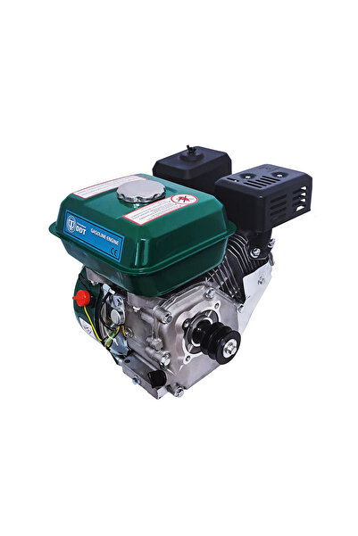 DDT Professional gasoline engine, 7.5 HP, 4-stroke, 200 CC, with double pulley included, 20 mm shaft