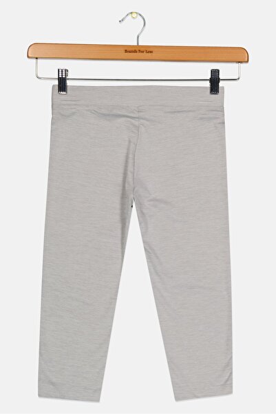 Puma Kids Girl Sportswear Fit Brand Logo Training Leggings, Heather Grey