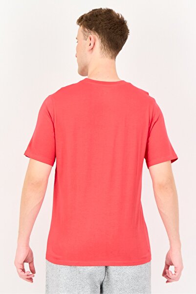Reebok Men Sportswear Fit Short Sleeve Outdoor T-Shirt, Red