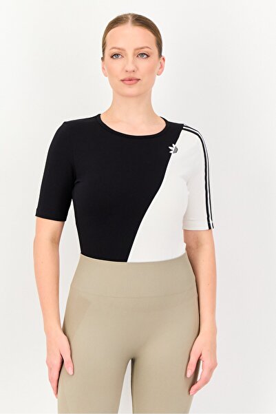 adidas Women Sportswear Fit Short Sleeves Bodysuits, Multicolor