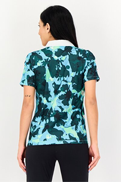 adidas Women Sportswear Fit Short Sleeve Training Polo Shirt, Mutlicolor