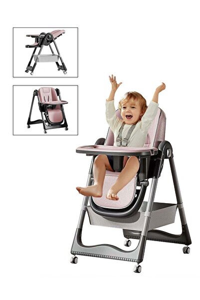Ma Baby Mababy Multifunctional Baby Highchair - Adjustable Height, Backrest & Footrest