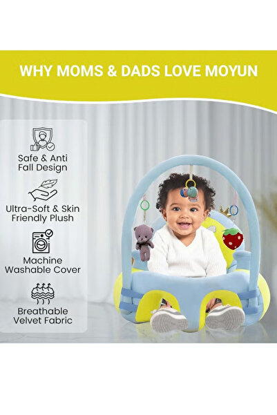 Generic Baby support sofa seat, anti-fall, suitable for babies over 6 months, safe baby chair