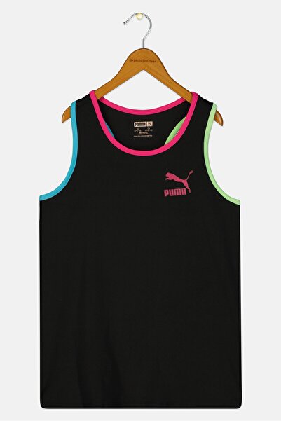Puma Kids Girl Sportswear Fit Sleeveless Training Top, Black