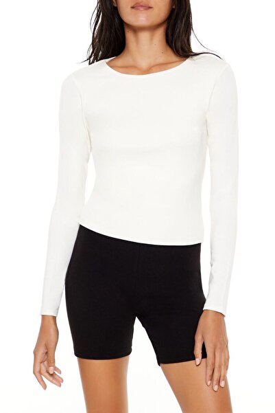 Forever 21 Uzun Kollu Yuvarlak Yaka Tişört