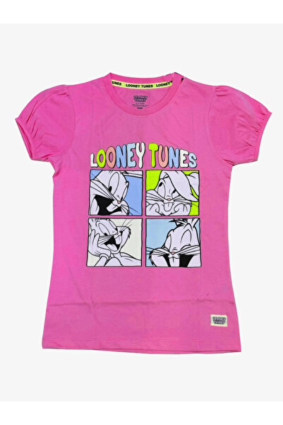Looney Tunes By Styli Graphic Print Round Neck Fashion T-shirt