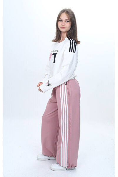 Asortix Girl's 100% Cotton Top & Bottom Tracksuit Set-Eşt-0035-372