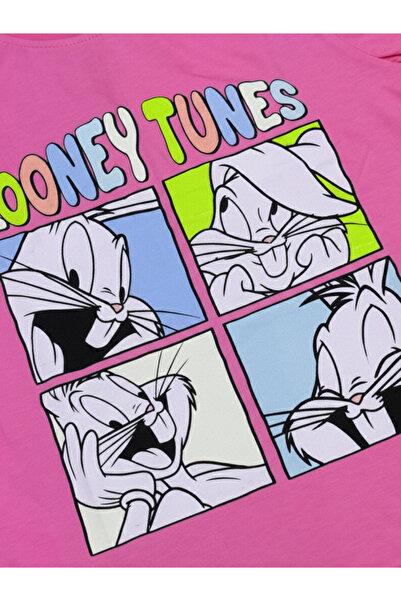 Looney Tunes By Styli Graphic Print Round Neck Fashion T-shirt