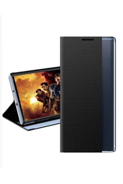 Generic Case Cover for Samsung Galaxy S21+ - Plain Texture Cloth Flip Leather Case (Black)