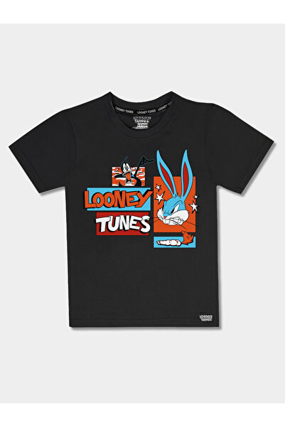 Looney Tunes By Styli Graphic Print Round Neck Fashion T-shirt