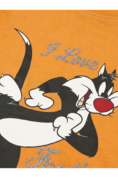 Looney Tunes By Styli Graphic Print Round Neck Fashion T-shirt