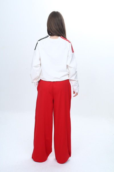 Asortix Girl's 100% Cotton Top & Bottom Tracksuit Set-Eşt-0035-372