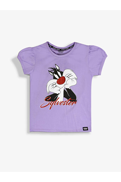 Looney Tunes By Styli Graphic Print Round Neck Fashion T-shirt