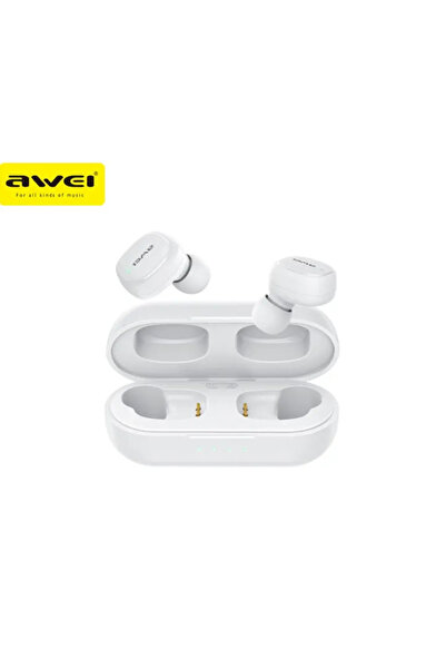 AWEI T13 Pro Bluetooth Earbuds (White)