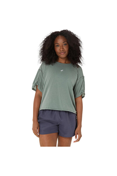 Asics NAGINO RUN ADJUSTABLE SS TOP Kadın Mavi Tshirt 2012D140-400