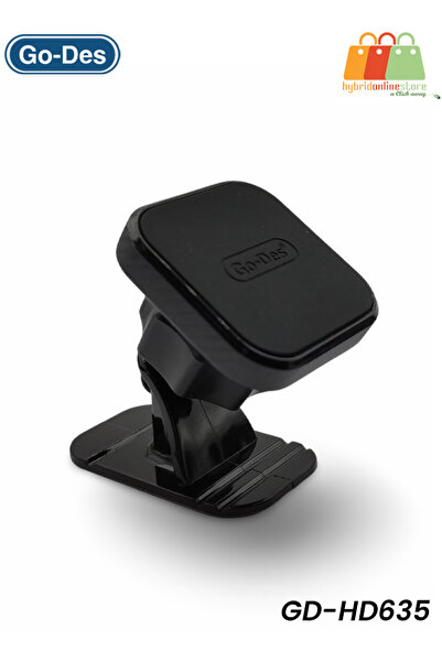 Go-Des Magnetic Flexible Holder GD-HD635 Dashboard Phone Mount for Car Home and Office Use Setup