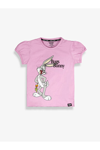 Looney Tunes By Styli Graphic Print Round Neck Fashion T-shirt