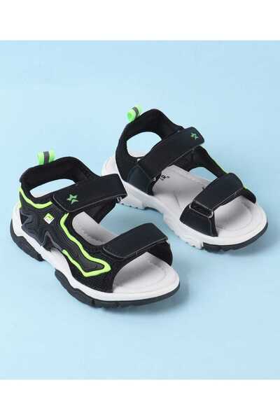 Cute Walk by Babyhug Velcro Closure Sandals - Black