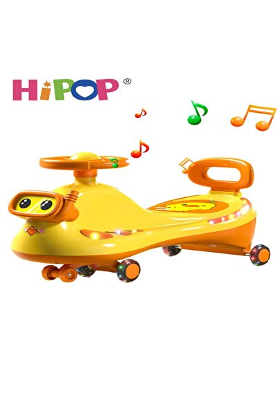 HIPOP ألعاب ركوب للأطفال، سيارة ركوب أرجوحة سحرية، سيارة دوارة مع موسيقى وضوء...
