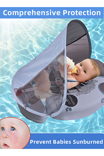 Beauenty Baby Float Add Tail Newest Baby Swim Float Non-Inflatable Waist Swim Ring