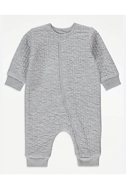 Çipil Gray Quilted All-In-One Jumpsuit 🐻 ‍ ❄️