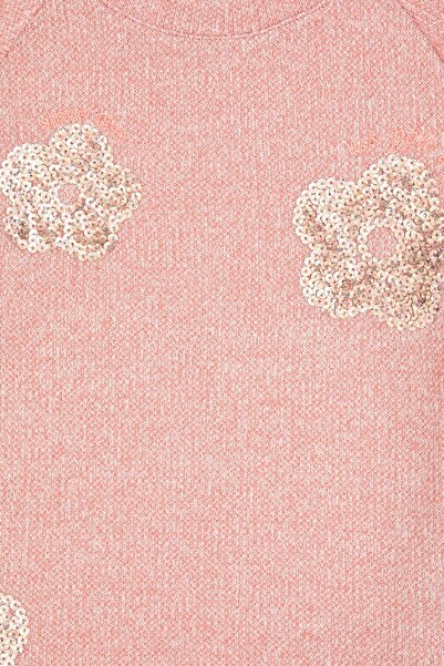 U.S. Polo Assn. Girl's Light Pink Sweatshirt 50314265-Vr078