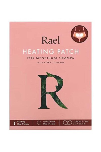 Rael Heating رقعة لعلاج تقلصات الدورة الشهرية - 3 رقعات