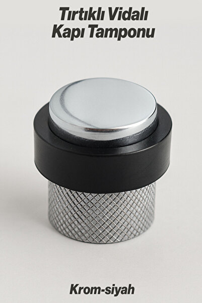 Badem10 مصد باب معدني مصنوع من الكروم مانع لتصادم الباب وواقي للجدار ومانع لل...