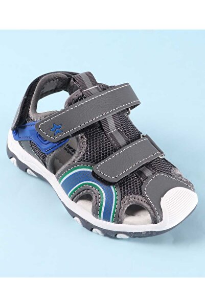 Cute Walk by Babyhug Sandals with Velcro Closure - Grey