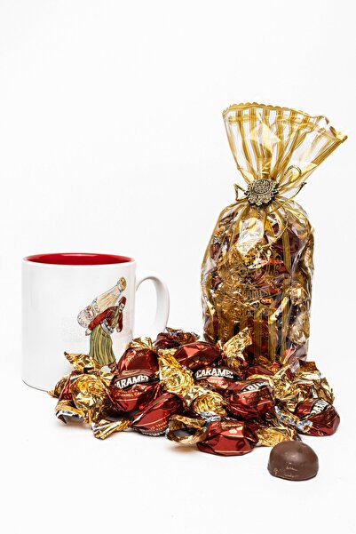 Şekerci Cafer Erol Çikolatalı Karamelli Şeker Özel Tasarım Kupa Bardak Hediyeli