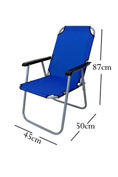 REXA R Portable Folding Beach Chair Dark Blue