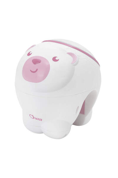 Chicco جهاز عرض الدب القطبي للأطفال من عمر 0 أشهر فما فوق، وردي