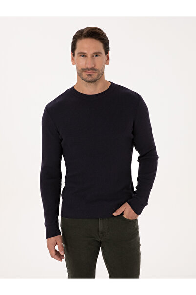 Cacharel Lacivert Slim Fit Kazak 50318976-VR033