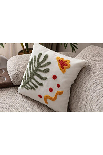 Mai Perla Single Punch (Punch) Embroidered Decorative Design Pillow Case Süzene Embroidered High Quality Punch