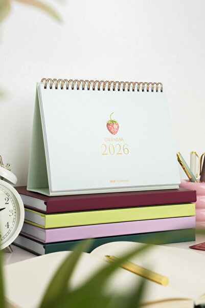 Matt Notebook 2026 Masaüstü Planlayıcı Takvim