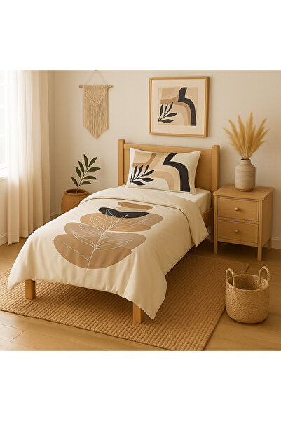 adenkahome Bohemian Patterned, Single Duvet Cover Set