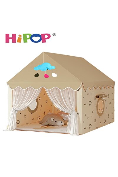 HIPOP خيمة لعب للأطفال مع زخارف معلقة، قابلة للتنفس وقابلة للطي، بيت لعب داخل...