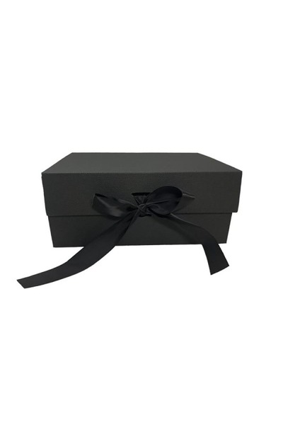 OEM Cutie Cadou Lux Neagra,Inchidere Magnetica si Panglica Satin 35*25*12 cm