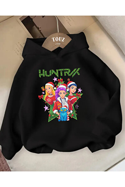 Touz Moda Christmas Young Kpop Demon Hunters 3-Thread Thick Sweet Hoodie