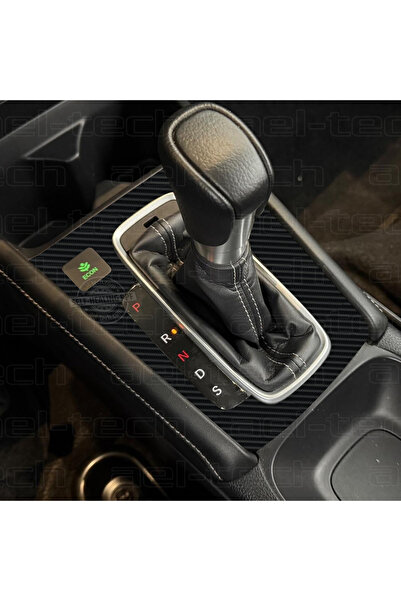 ael-tech Honda City Uyumlu Piano Black Vites Etrafı 5D Karbon Görünümlü TPU K...