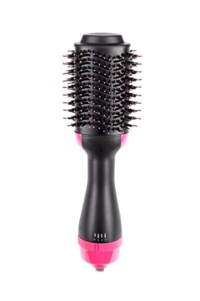 Generic Multi-Function Infrared Anion Hot Roller Hair Dryer And Styler - Black/Pink 34 x 7.5cm