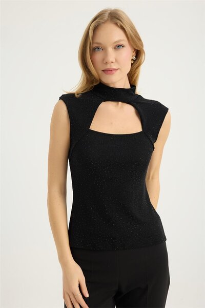 HomeStore Simli Dik Yaka Bluz